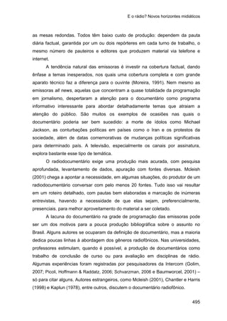 E o rádio
