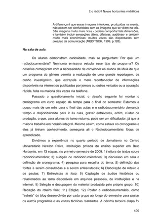 E o rádio