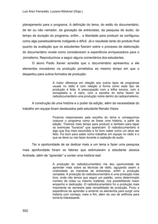 E o rádio