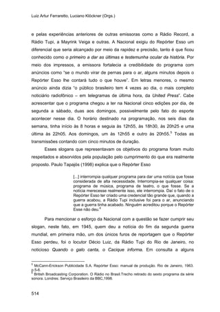 E o rádio