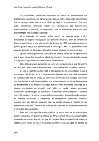E o rádio