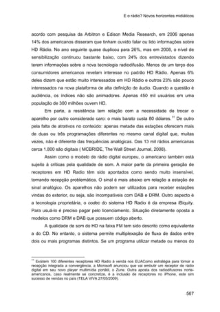 E o rádio