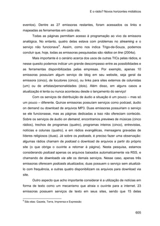 E o rádio