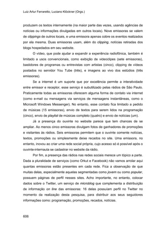 E o rádio