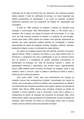 E o rádio