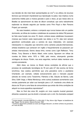 E o rádio