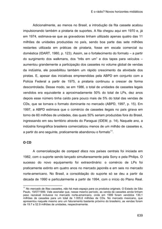 E o rádio