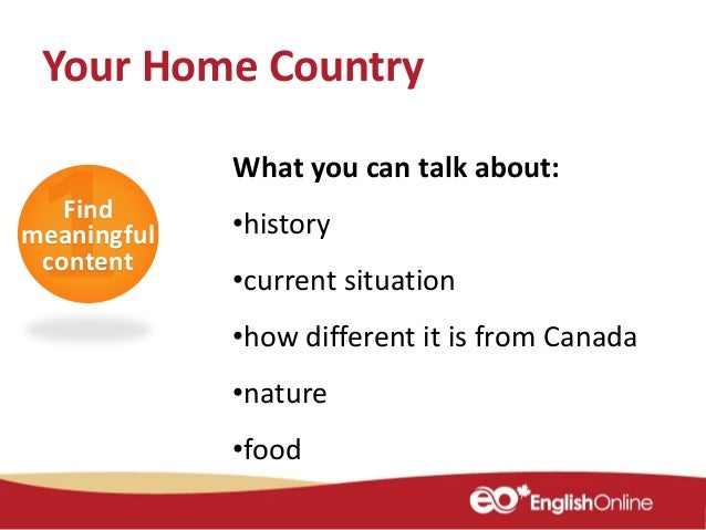 presentation about home country