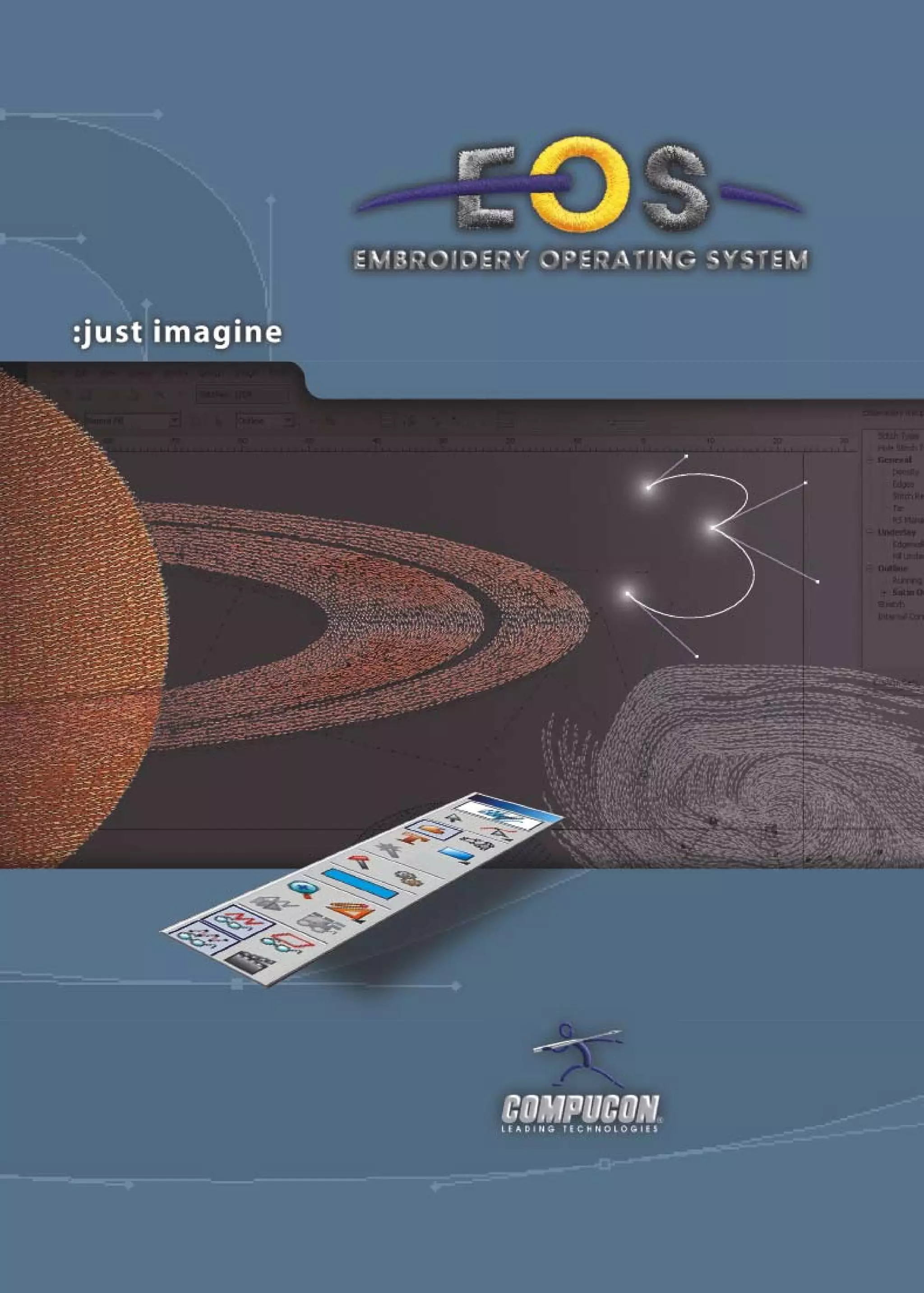 Compucon Eos3 embroidery CAD/CAM | PDF