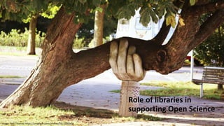 www.geant.org
www.geant.org
Role of libraries in
supporting Open Science
20 |
Image: Neil Thomas https://unsplash.com/photos/SIU1Glk6v5k
 