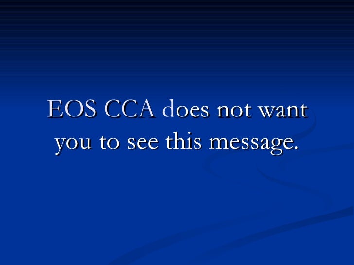 stop eos cca call 877 737 8617 for legal help eoscca