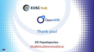 Elli Papadopoulou
elli.p@imis.athena-innovation.gr
Thank you!
 