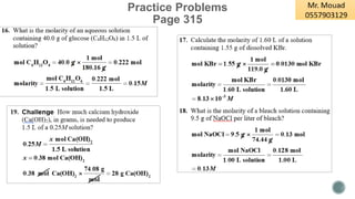 Practice Problems
Page 315
 