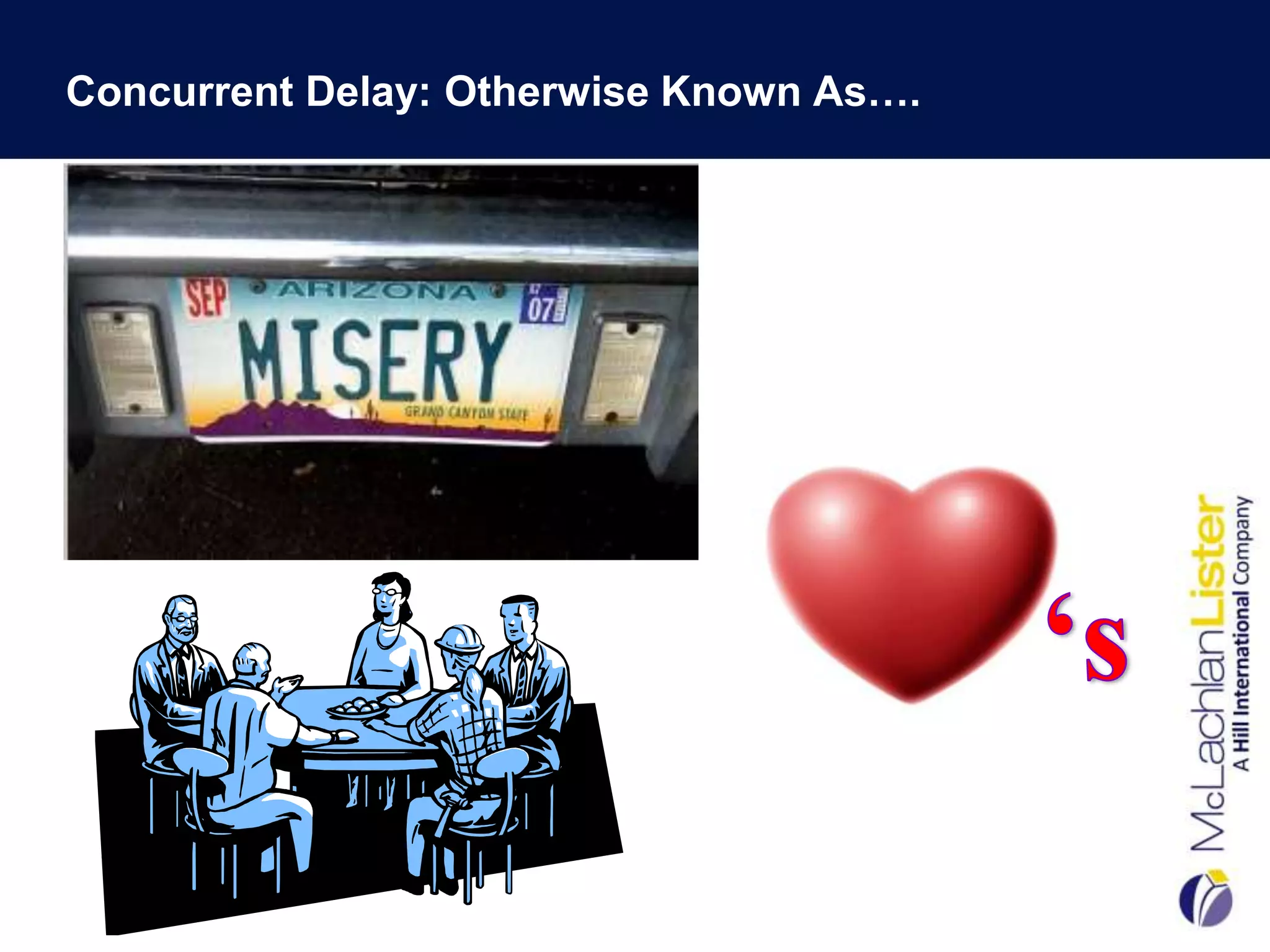 Concurrent Delay: Otherwise Known As….
 