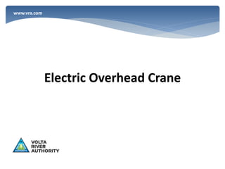 www.vra.com
Electric Overhead Crane
 