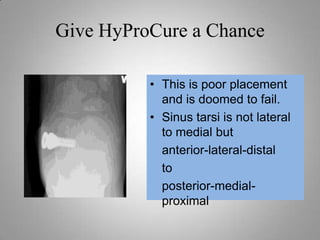 Under/over correction