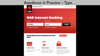 Autofocus in Practice – Type…
 