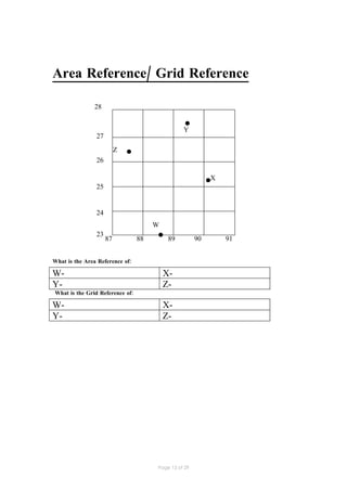 Area Reference Worksheet.pdf Geography Skills Revision | DOC