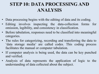 Steps in marketing research process | PPTX
