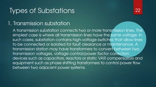 Comprehensive Overview of Electric Power Transmission and Substation ...