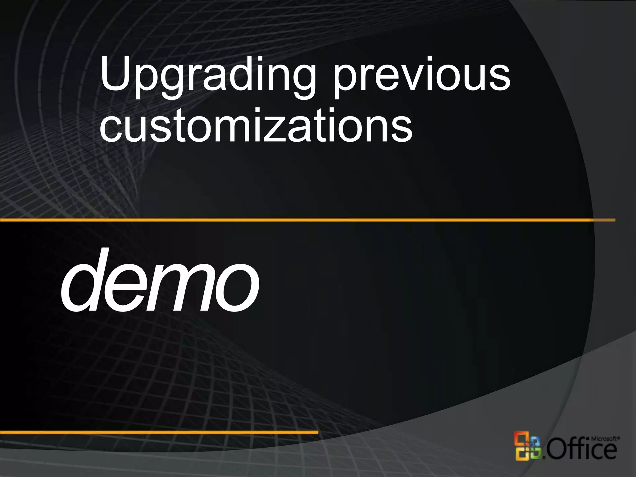 Declarative Feature UpgradeWhen to run following actionsFirst custom upgrade action named ’example’Second custom upgrade action with own parameters