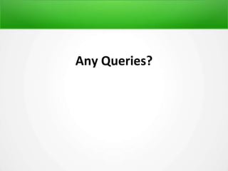 Any Queries?
 