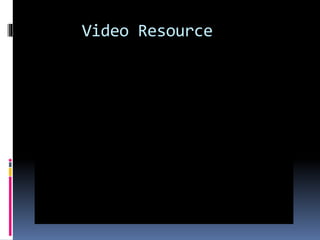 Video Resource
 