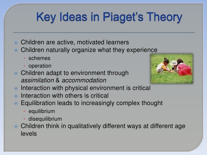 key concepts of piaget's theory