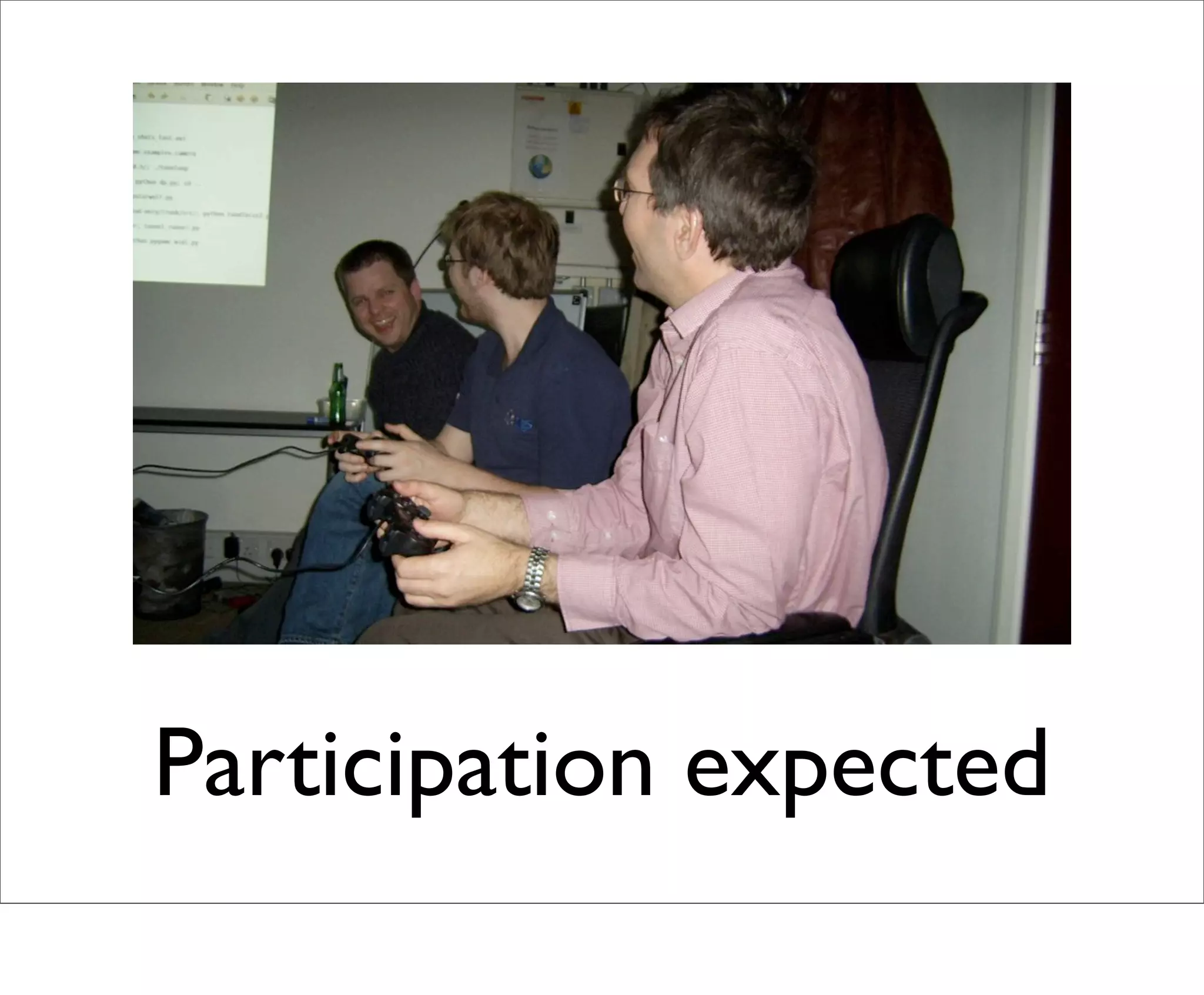 Participation expected
 