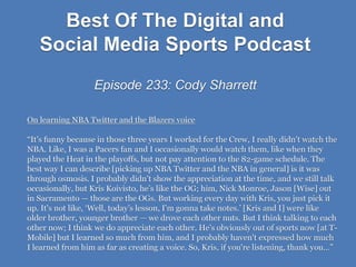Episode 233 Snippets: Cody Sharrett of US Soccer | PPT