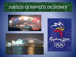 JUEGOS OLIMPICOS DE SIDNEY
 