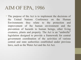 EPA an overview about environment protection act .pptx