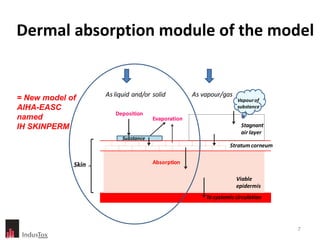 Dermal absorption module of the model = New model of AIHA-EASC named IH SKINPERM 