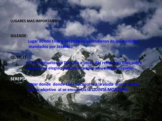 SACERDOTE:                       Hombre codicioso albergo a Elías para de ahí entregarlo por plata a la                                         reina Jezabel.GOBERNADOR:Quería hacer un tratado de paz para que Akbar no entre en guerra.COMANDANTE:No creía en los Dioses quería ganar la guerra combatiendo.