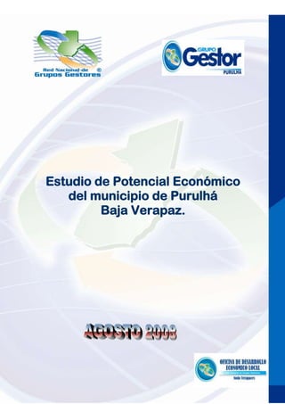 Estudio de Potencial Económico
del municipio de Purulhá
Baja Verapaz.
 