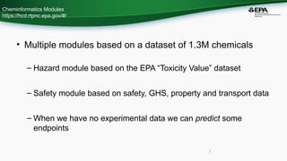 Comprehensive Guide to EPA Tools for Hazard and Safety Data Sourcing | PPTX