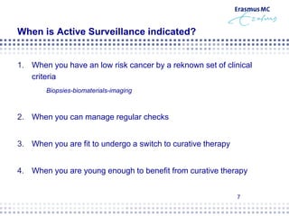Active Surveillance for Prostate Cancer | PDF