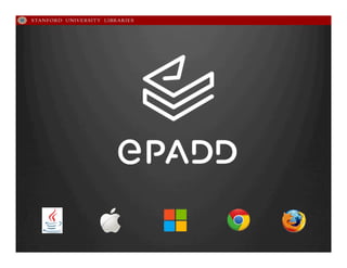 Epad ePADD: Opening the world of email research through NLP -- nlp4arc, 2017 ...