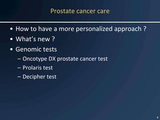 Personalized medicine in prostate cancer care | PDF