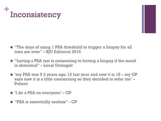 Local Psa PSA Testing in Primary Care | PDF