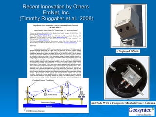 Recent Innovation by Others  EmNet, Inc. (Timothy Ruggaber et al., 2008) 