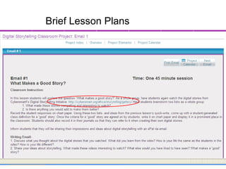 Brief Lesson Plans 