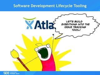 Software Development Lifecycle Tooling

 