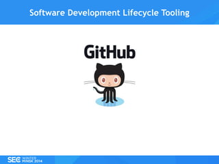 Software Development Lifecycle Tooling

 
