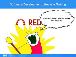 Software Development Lifecycle Tooling

 