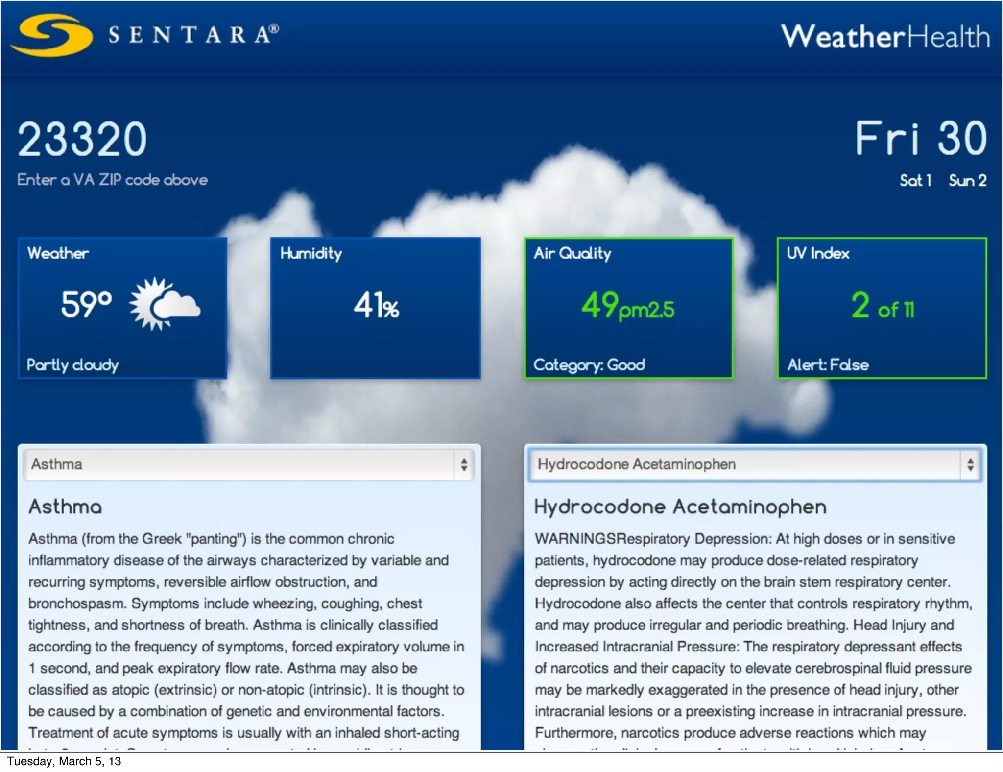 Tuesday, March 5, 13
 