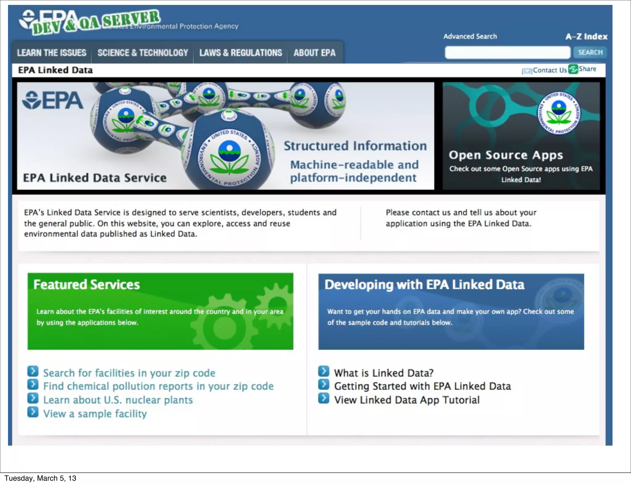 Tuesday, March 5, 13
 