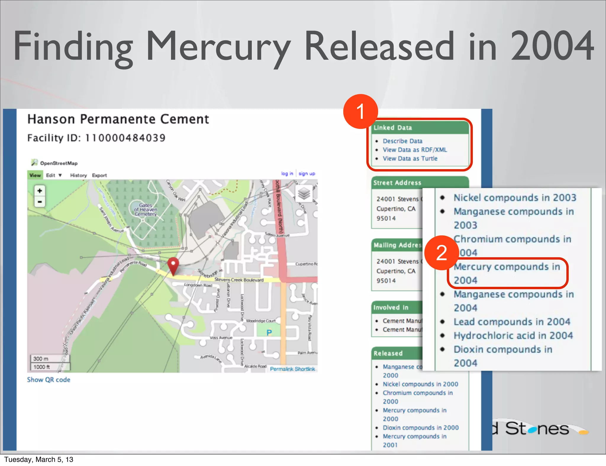 Finding Mercury Released in 2004
                       1




                           2




Tuesday, March 5, 13
 
