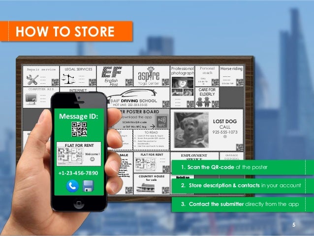interactive public poster boards with e paper display