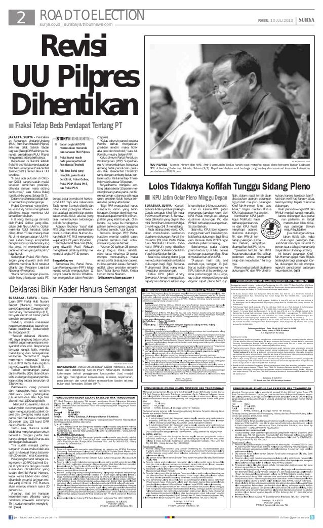 Epaper surya 10 juli 2013